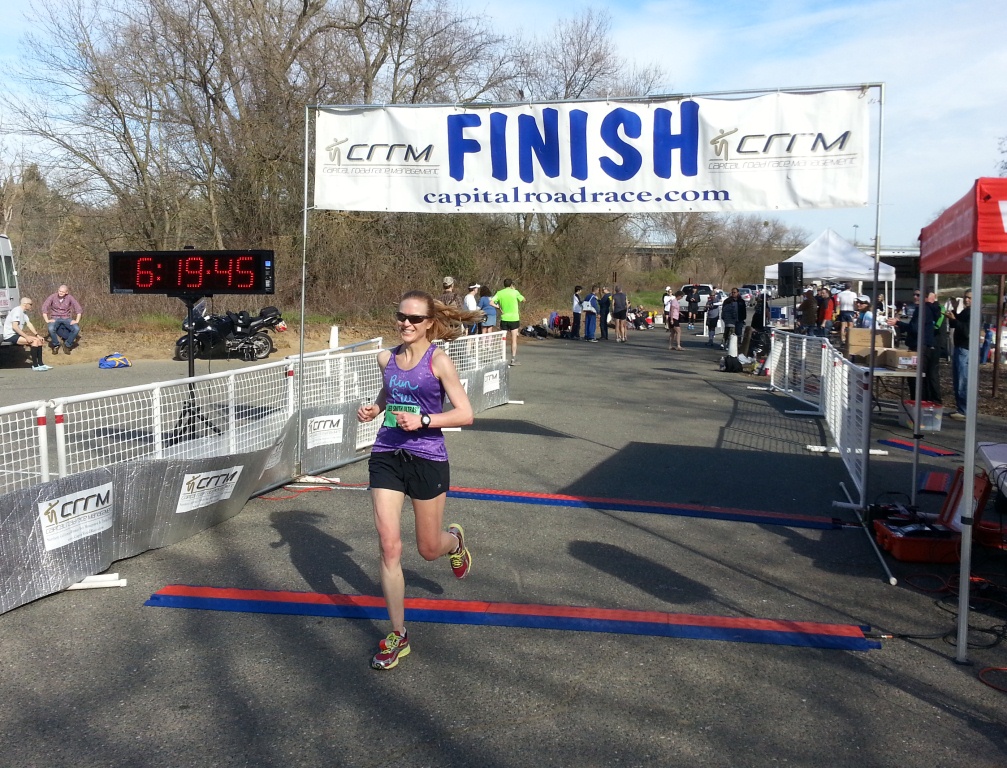 Amy Halseth wins the 50 mile race. (SRN photo)