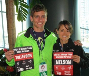 Tim and Lindsay Tollefson before the 2012 Trials (Photo courtesy Tim Tollefson)