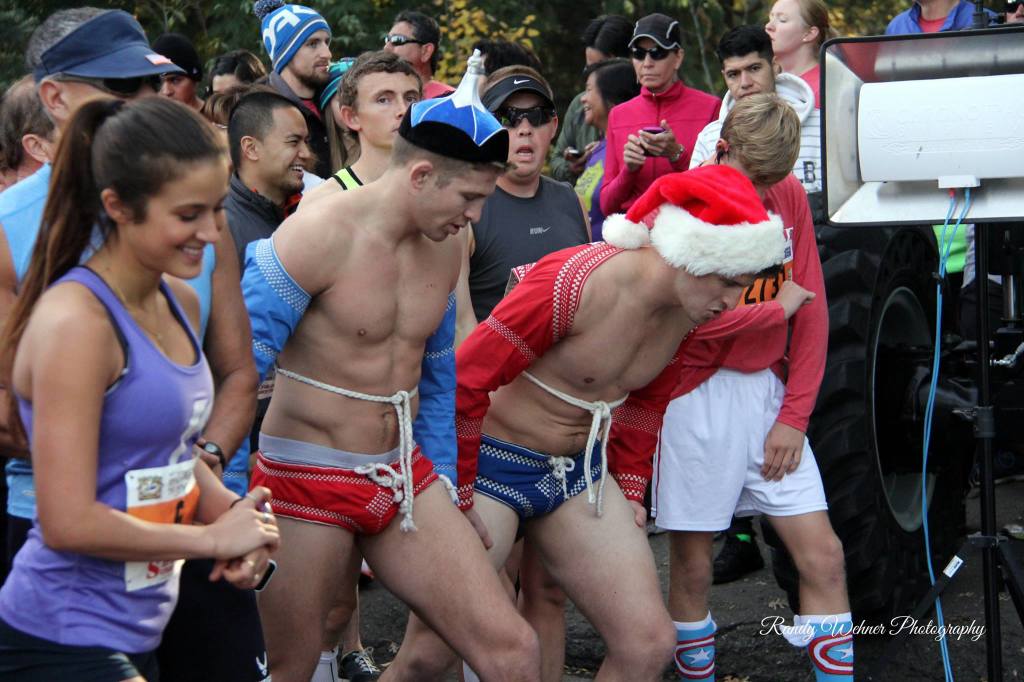 Some festive runners take on the 5K. (Photo courtesy of Randy Wehner Photography.)