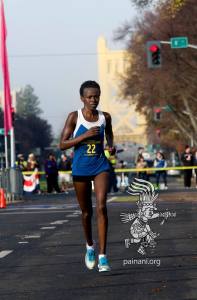 Jane Kibii takes 2nd! (Photo courtesy of Erik Aguilar/Painani.org)