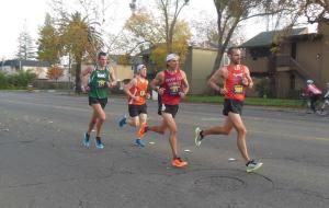 Rich Hanna (173) on his way to a new M50 age record. (SRN photo)