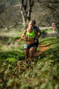 Erin Wachter enjoying the perfect trail conditions. (Photo courtesy Erin Wachter)