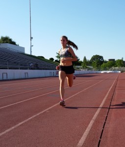 St. Francis senior Peyton Bilo gets in a workout a few days before States. (SRN photo)